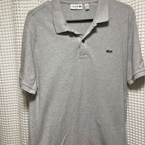 Lacoste Men's Gray Polo Shirt